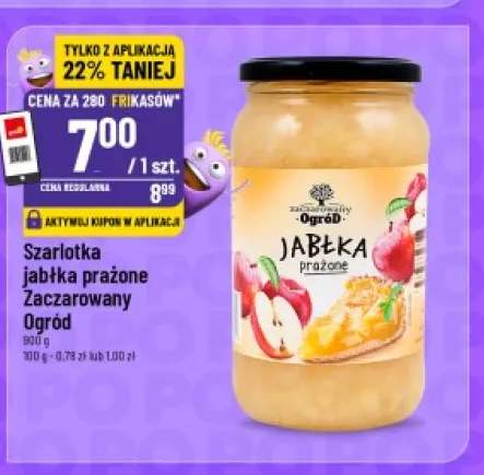 Szarlotka jabłka prażone Zaczarowany Ogród