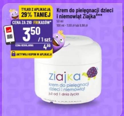 Krem do pielęgnacji dzieci i niemowląt Ziajka