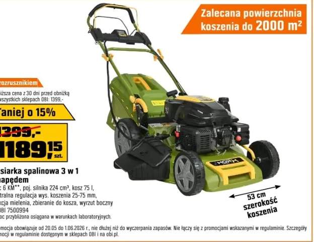 Horx Kosiarka spalinowa z napędem 224 cc HXKS 153NE D225
