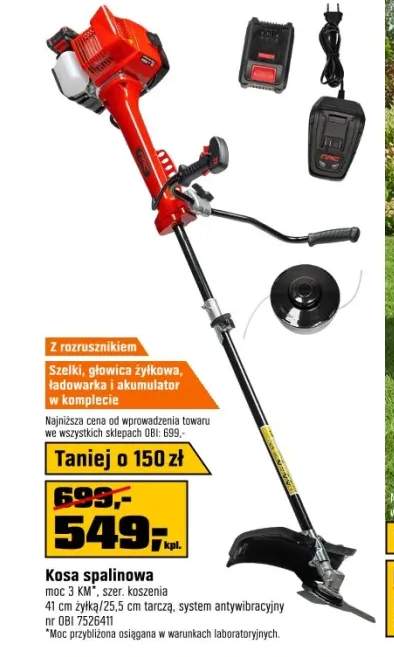 NAC Kosa spalinowa 51,7 cc BP520-30KA-E-T