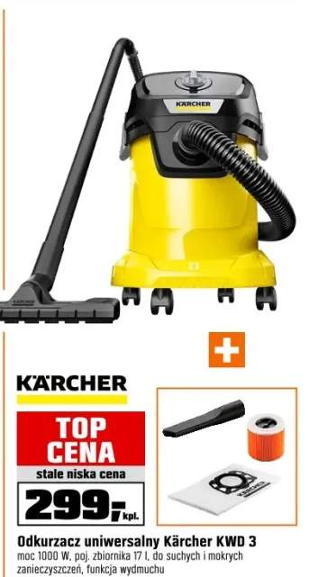 Kärcher Odkurzacz KWD 3 V-17/4/20 1000W
