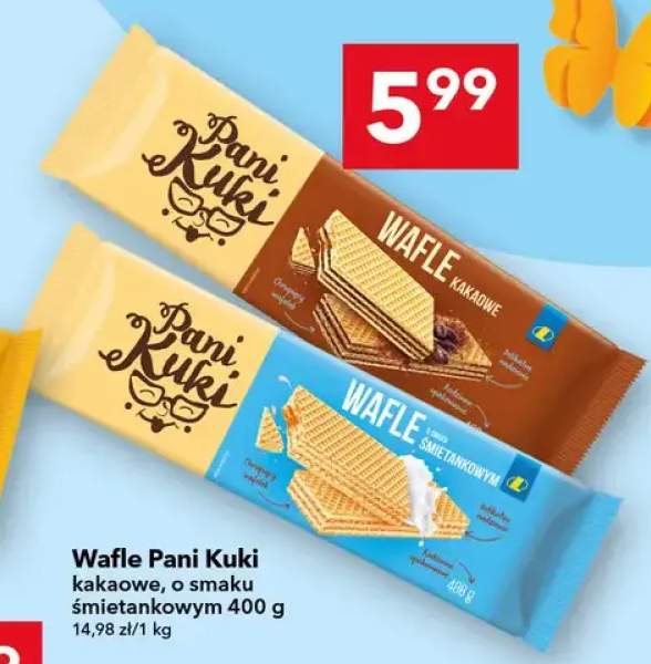Wafle Pani Kuki kakaowe