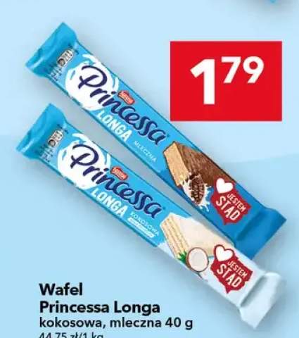 Wafel Princessa Longa mleczna