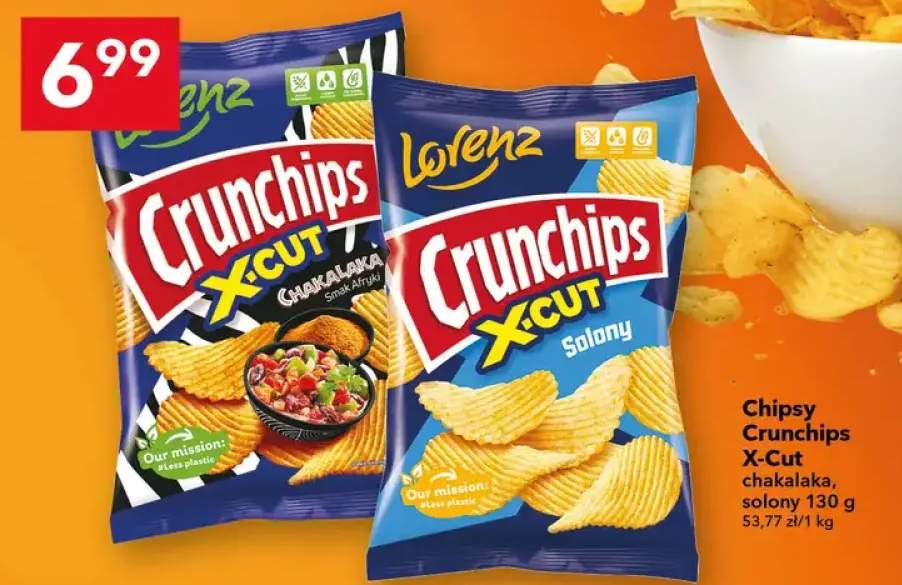 Chipsy Crunchips X-Cut chakalaka