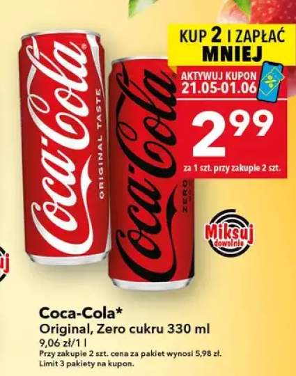 Napój gazowany Coca-Cola Original
