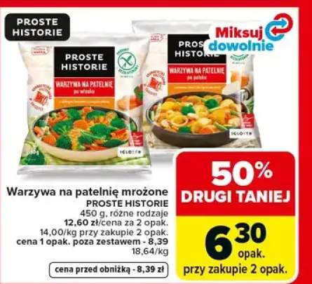 Warzywa na patelnię mrożone PROSTE HISTORIE