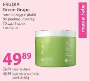Normalizujące płatki do peelingu twarzy FRUDIA Green Grape