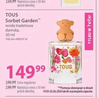 Woda toaletowa damska TOUS Sorbet Garden
