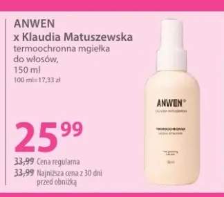 Termoochronna mgiełka do włosów ANWEN x Klaudia Matuszewska