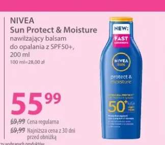 Nawilżający balsam do opalania z SPF50+ NIVEA Sun Protect & Moisture