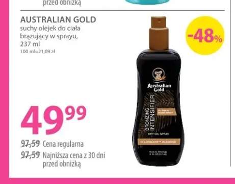 Suchy olejek do ciała brązujący w sprayu Australian Gold