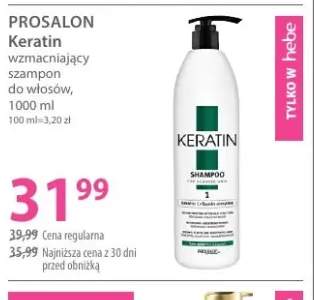 Szampon do włosów wzmacniający PROSALON Keratin