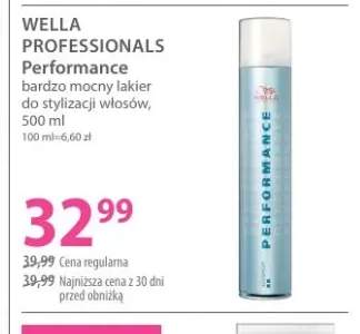 Bardzo mocny lakier do stylizacji włosów WELLA PROFESSIONALS Performance