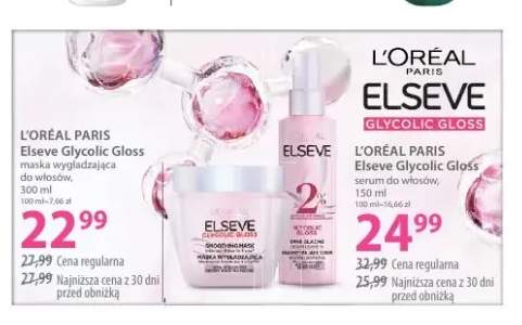 Maska wygładzająca do włosów L'ORÉAL PARIS Elseve Glycolic Gloss