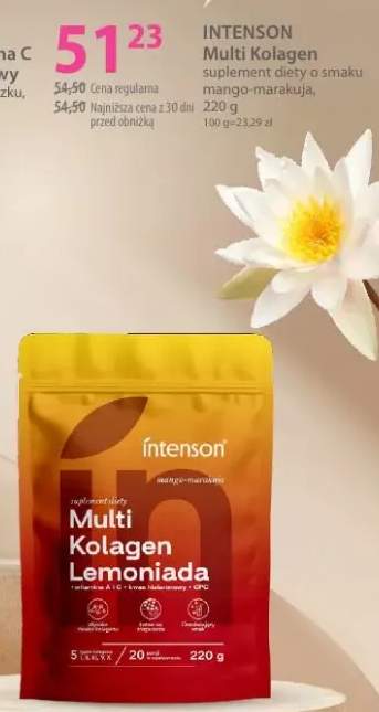 Suplement diety Multi Kolagen Lemoniada o smaku mango-marakuja Intenson
