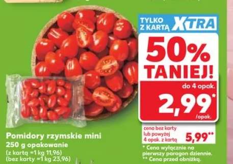 Pomidory rzymskie mini