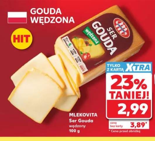 Ser Gouda wędzony Mlekovita