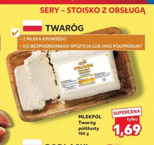 Twaróg półtłusty Mlekpol