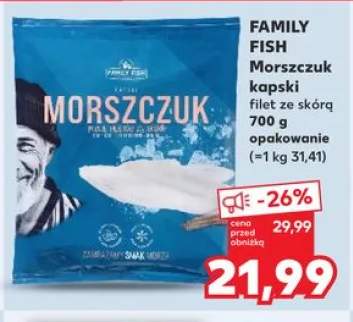 Morszczuk kapski filet ze skórą FAMILY FISH