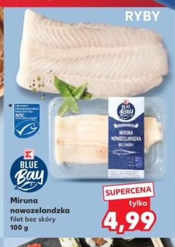 Miruna nowozelandzka filet bez skóry Blue Bay