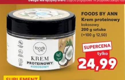 Krem proteinowy kokosowy Foods by Ann