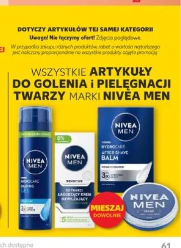 Artykuły do golenia i pielęgnacji twarzy Nivea Men