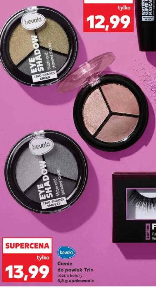 Cienie do powiek Trio bevola Green