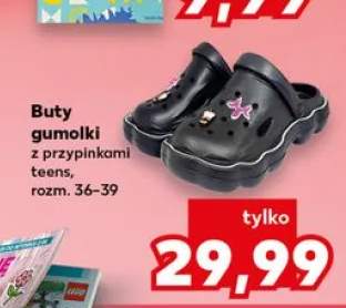 Buty gumolki z przypinkami teens rozm. 36-39
