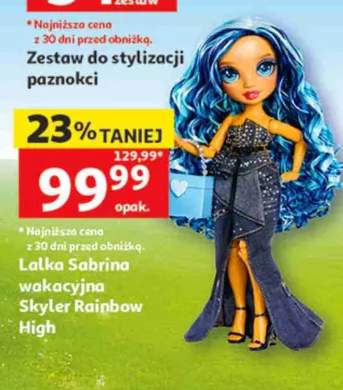 Lalka Sabrina wakacyjna Skyler Rainbow High
