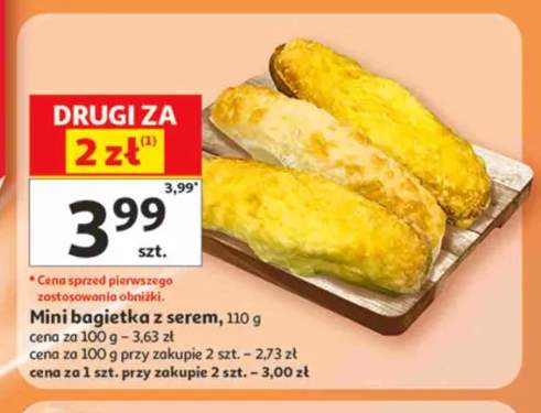 Mini bagietka z serem