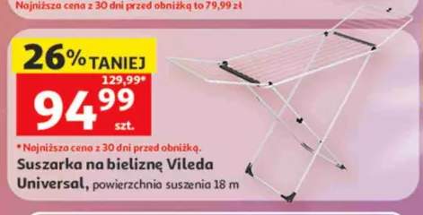 Suszarka na bieliznę Vileda Universal powierzchnia suszenia 18m