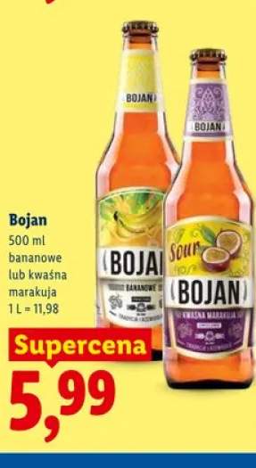 Piwo Bojan bananowe
