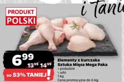 Elementy z kurczaka Sztuka Mięsa Mega Paka udo