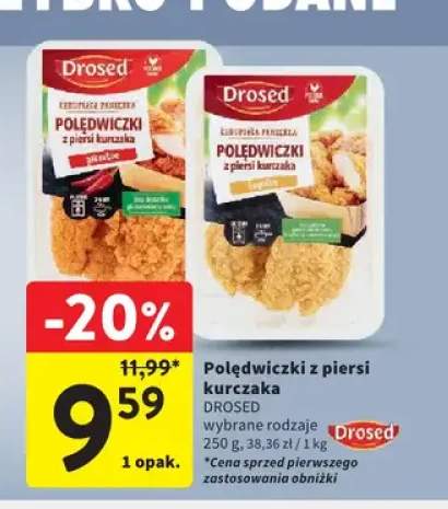 Polędwiczki z piersi kurczaka łagodne Drosed