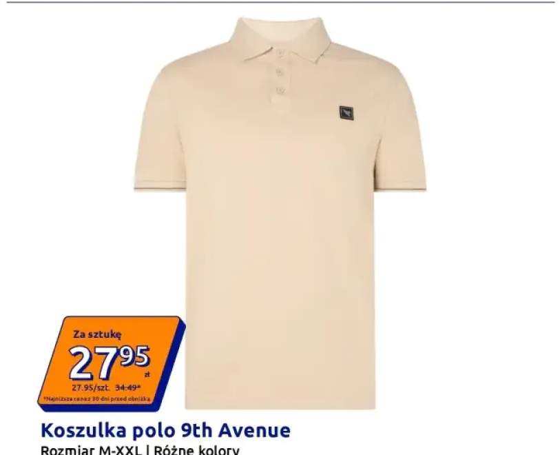 Koszulka polo 9th Avenue Rozmiar M-XXL