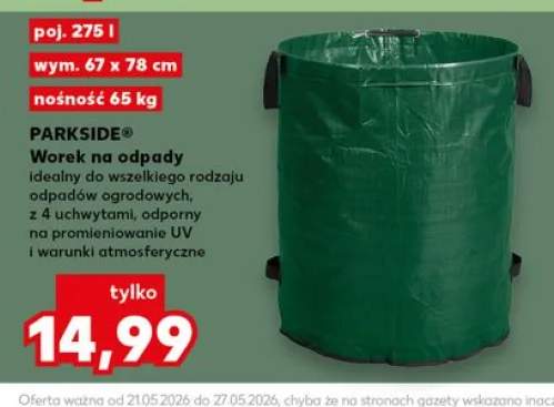 Worek na odpady Parkside 275l 67x78cm