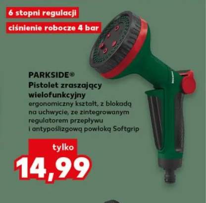 Pistolet zraszający wielofunkcyjny PARKSIDE