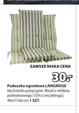 Poduszka ogrodowa LANGMOSE 49x117x6cm