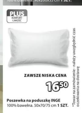 Poszewka na poduszkę INGE 50x70/75cm
