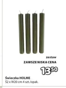 Świeczka HOLME Ś2xW20cm 4-pak