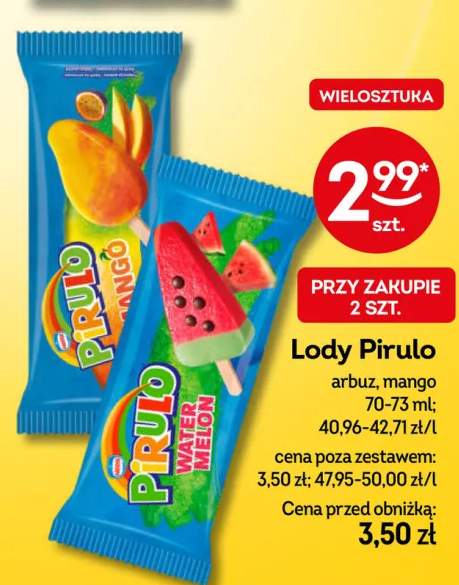 Lody Pirulo arbuz