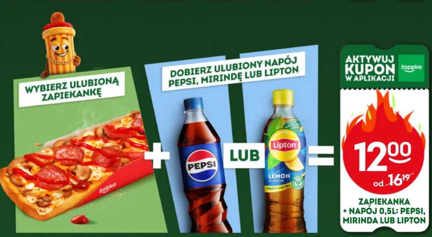 Zestaw Zapiekanka + Napój Lipton 0,5l