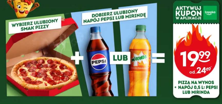 Pizza na wynos + Napój 0,5l