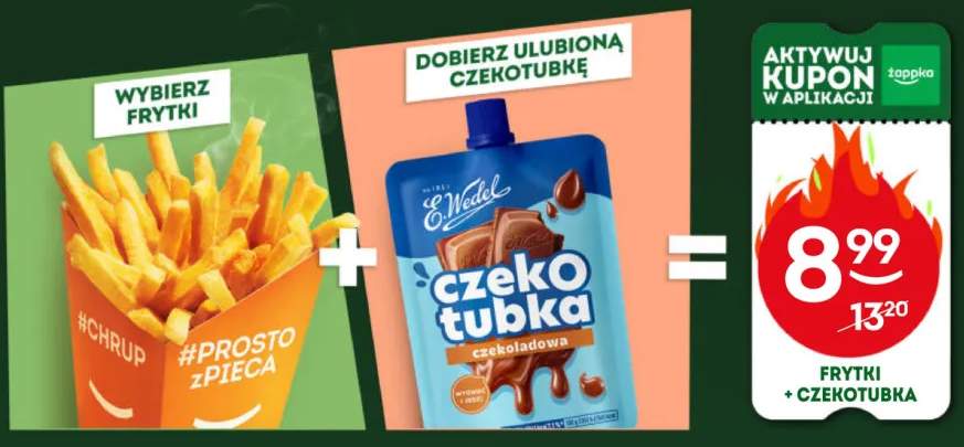 Zestaw Frytki + Czekotubka