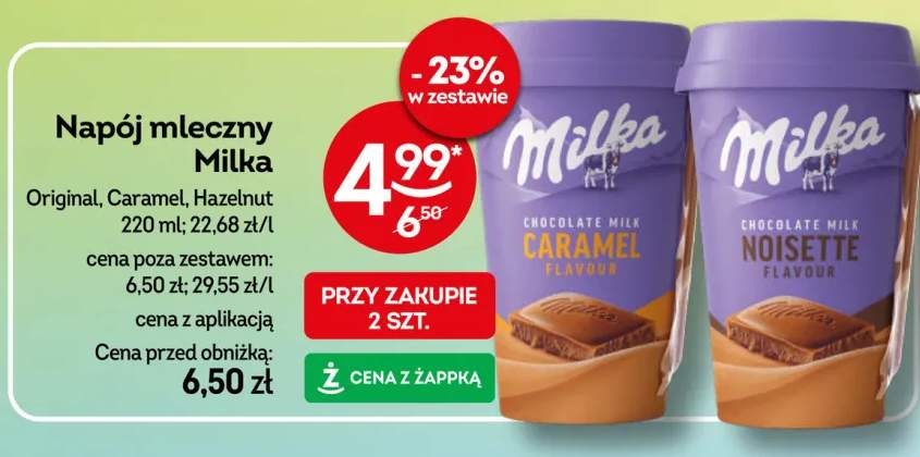 Napój mleczny Milka Hazelnut