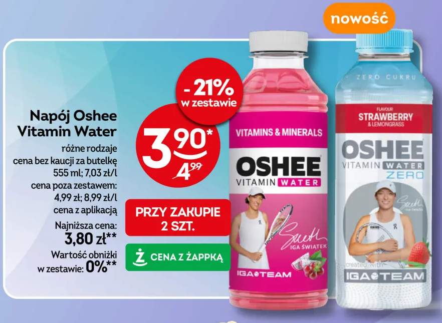 Napój Oshee Vitamin Water Vitamins & Minerals