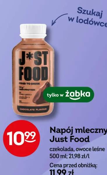 Napój mleczny Just Food