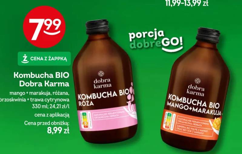 Kombucha BIO mango + marakuja Dobra Karma