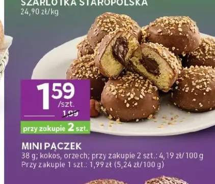 Mini pączek kokos