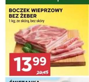 Boczek wieprzowy bez żeber ze skórą